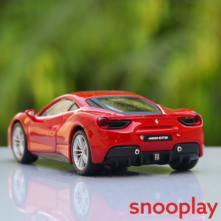 Original & Licensed Ferrari 488 GTB Diecast Car Model (1:43 Scale)