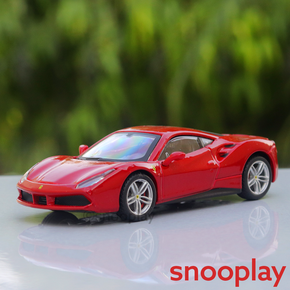 Original & Licensed Ferrari 488 GTB Diecast Car Model (1:43 Scale)