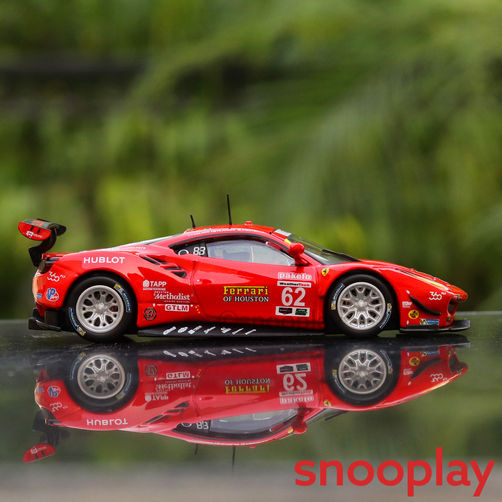 Original & Licensed Ferrari 488 GTE Diecast Car Model (1:43 Scale)