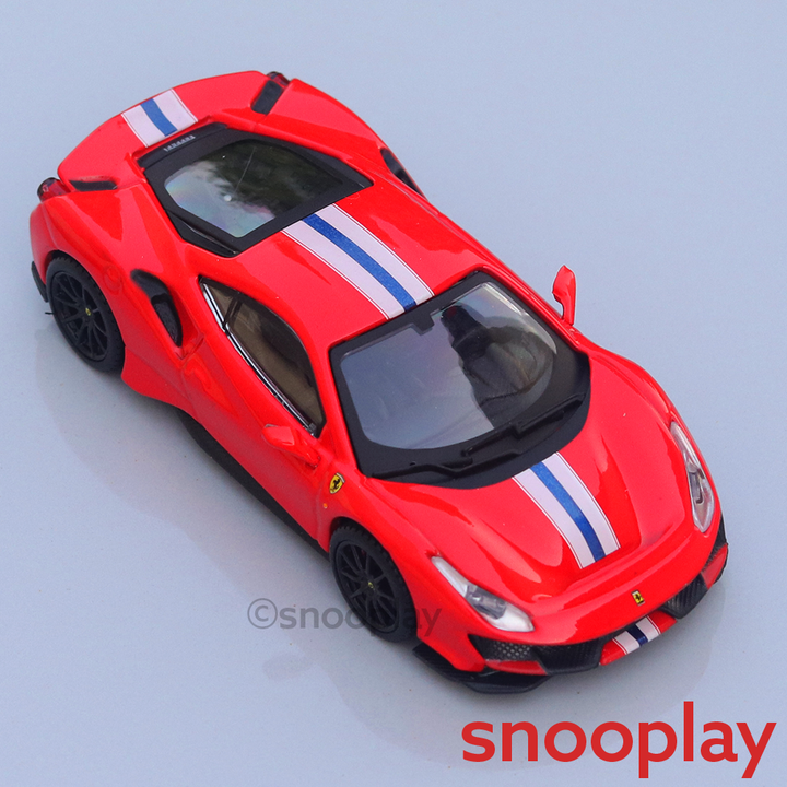 Original & Licensed Ferrari 488 Pista Diecast Car Model (1:43 Scale)