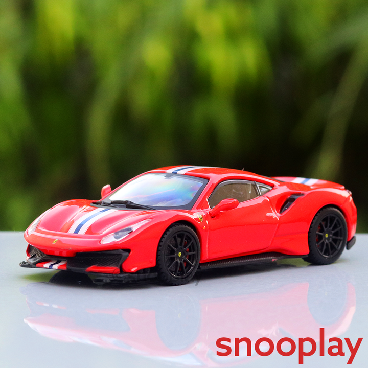 Original & Licensed Ferrari 488 Pista Diecast Car Model (1:43 Scale)