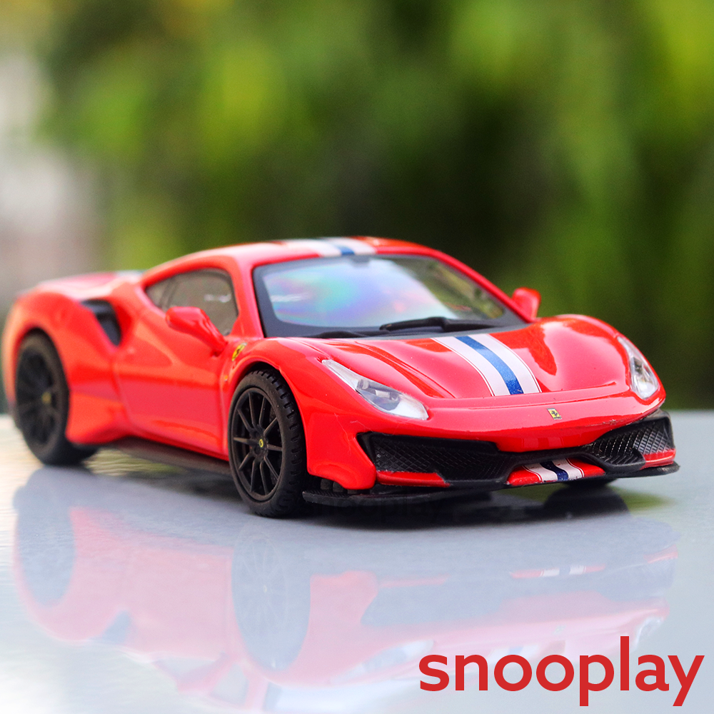 Original & Licensed Ferrari 488 Pista Diecast Car Model (1:43 Scale)