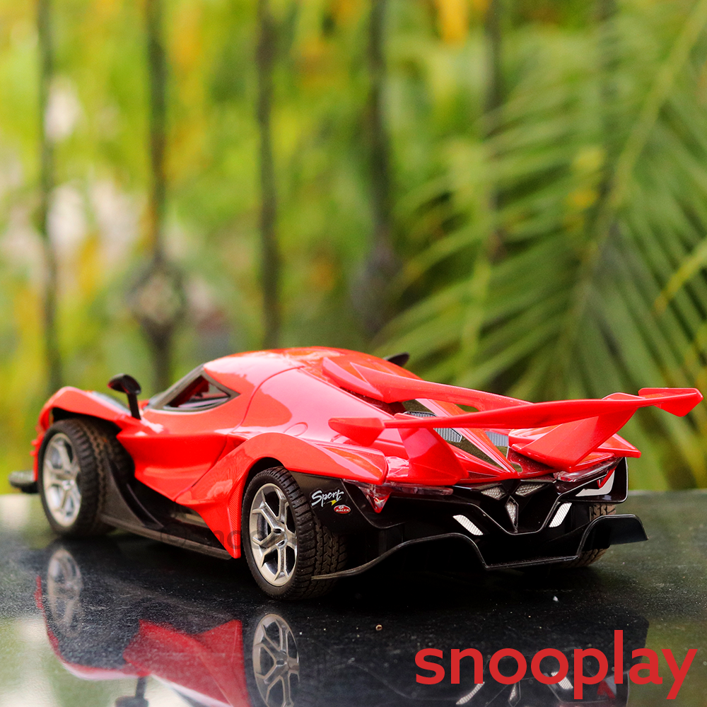 Buy Remote Controlled Toy Car Resembling Ferrari with Automatic Openable Doors on Snooplay India