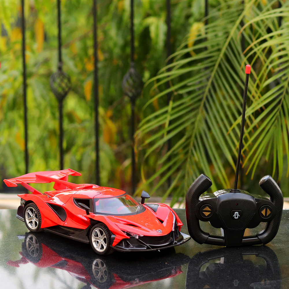 Buy Remote Controlled Toy Car Resembling Ferrari with Automatic Openable Doors on Snooplay India