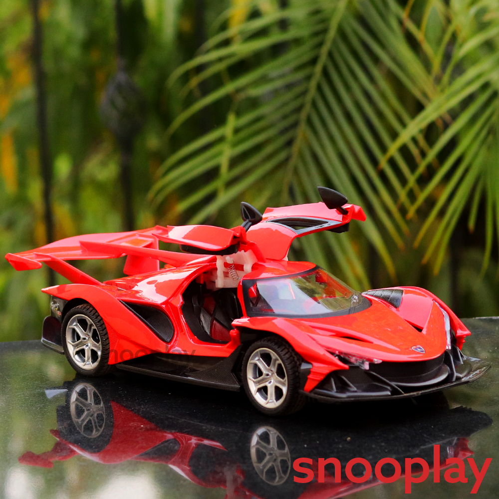 Buy Remote Controlled Toy Car Resembling Ferrari with Automatic Openable Doors on Snooplay India