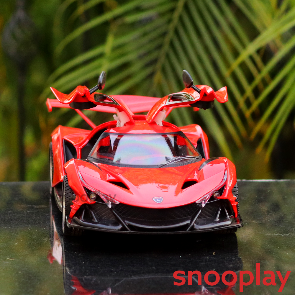 Remote Controlled Toy Car Resembling Ferrari with Automatic Openable Doors - Assorted Colours