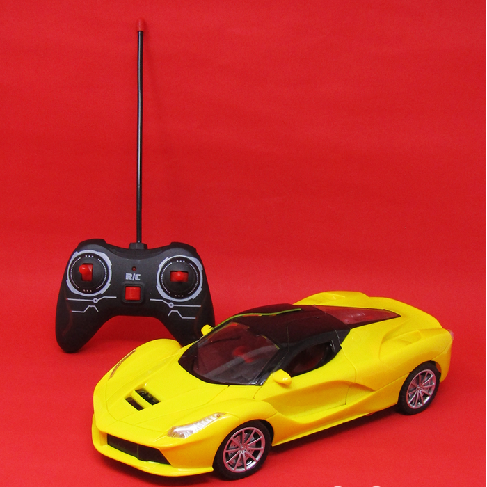Remote Control Super Car (With Opening Doors) Toy For Kids - Assorted Colours