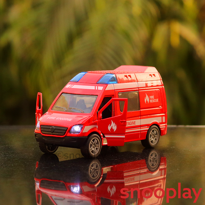 Metal Die-Cast Fire Rescue Van Diecast (3231)