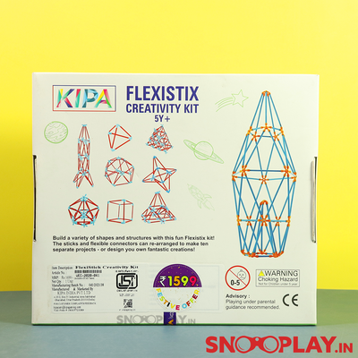 Flexistix Creativity Kit For Kids (Open Play Activity)