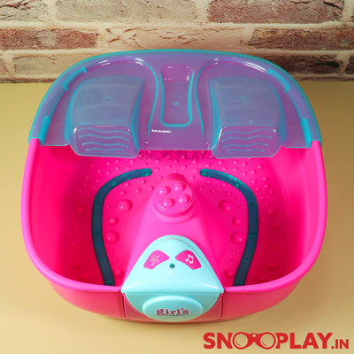 Foot Spa Salon Set (Electronic Playset with Bubbles & Music) For Kids