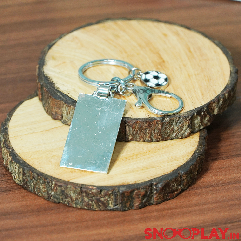 The unique football field metal keychain with lobster clasp, to add an addition to your collectibles.
