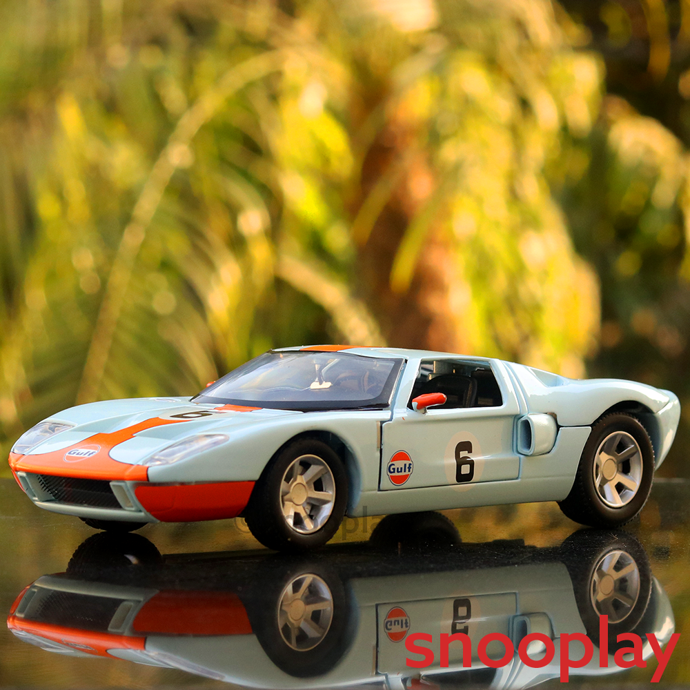 Licensed Ford GT Concept Diecast Car (Gulf Series) Scale Model 1:24