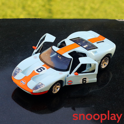 Licensed Ford GT Concept Diecast Car (Gulf Series) Scale Model 1:24