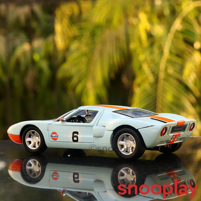 Licensed Ford GT Concept Diecast Car (Gulf Series) Scale Model 1:24