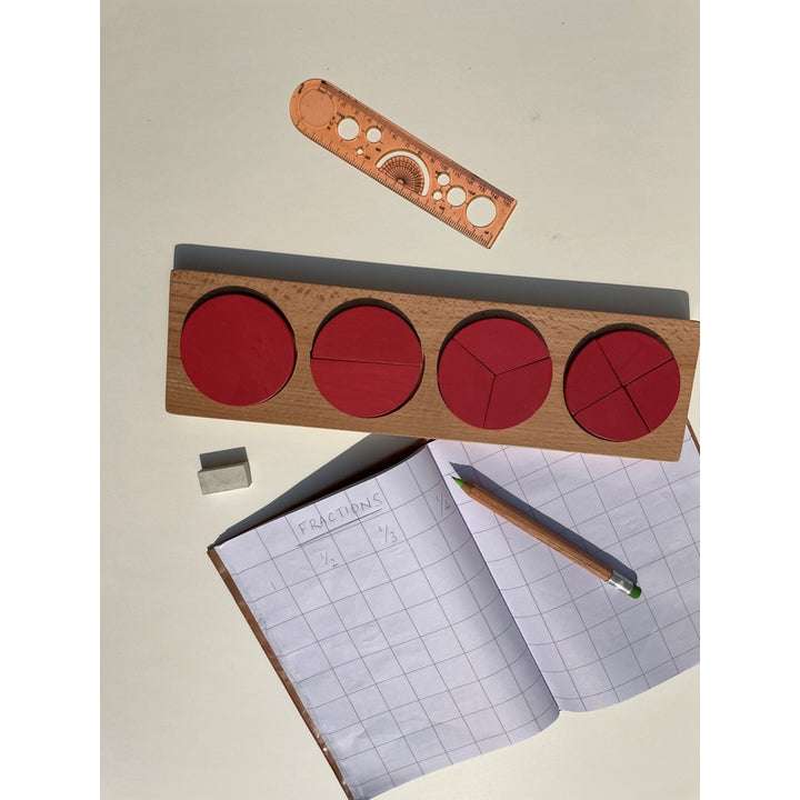 Fractions in Action Wooden Puzzle