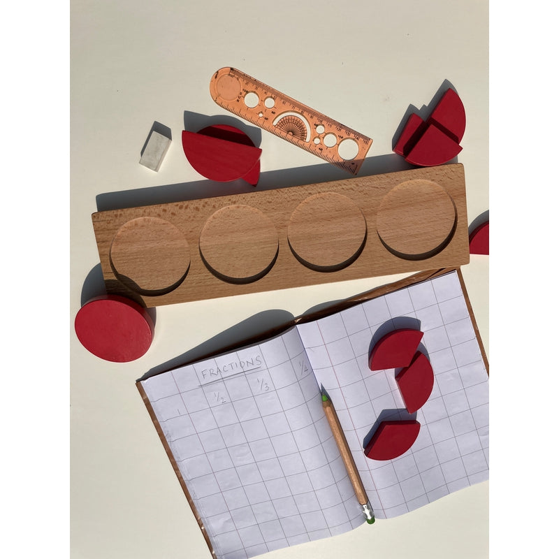 Fractions in Action Wooden Puzzle