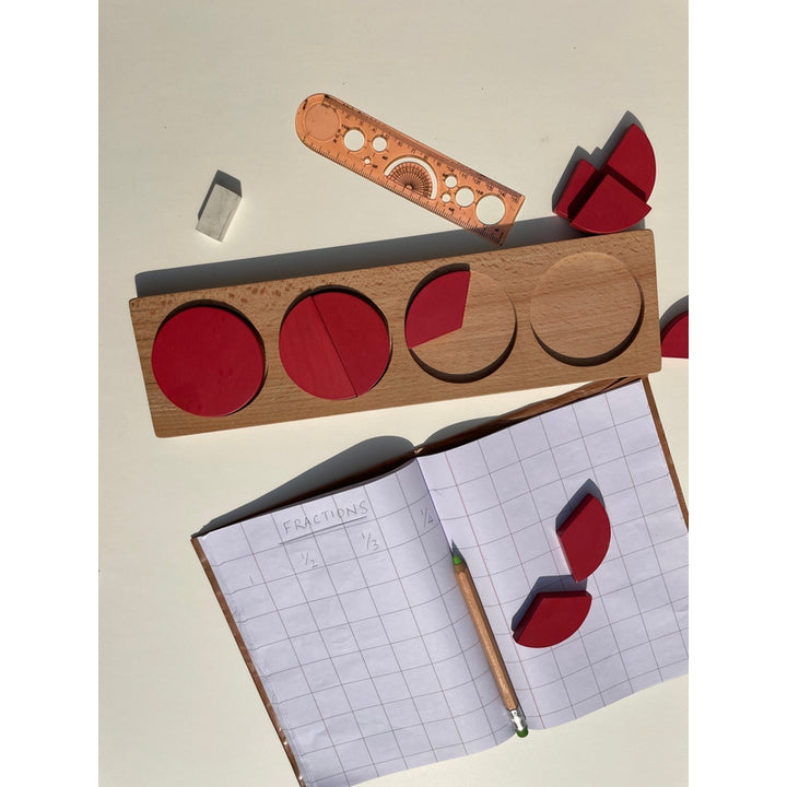 Fractions in Action Wooden Puzzle