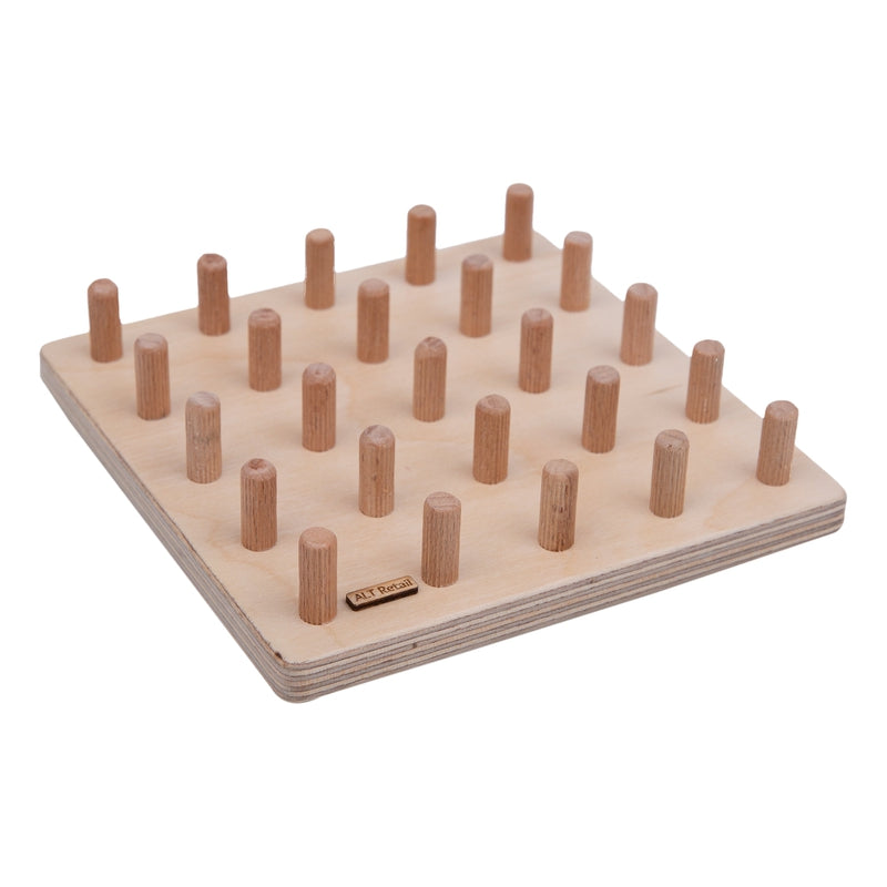 Wooden Geoboard - Montessori Toy