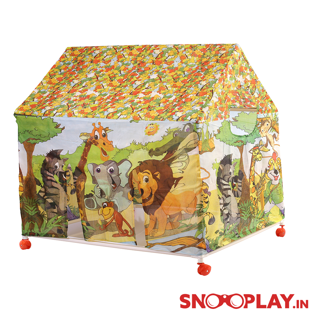 Global Play Tent House With Wheels For Kids