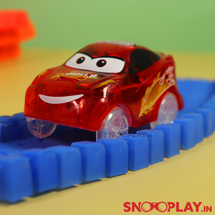 Glow Car with Bendable Track Set