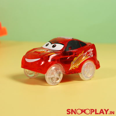Glow Car with Bendable Track Set