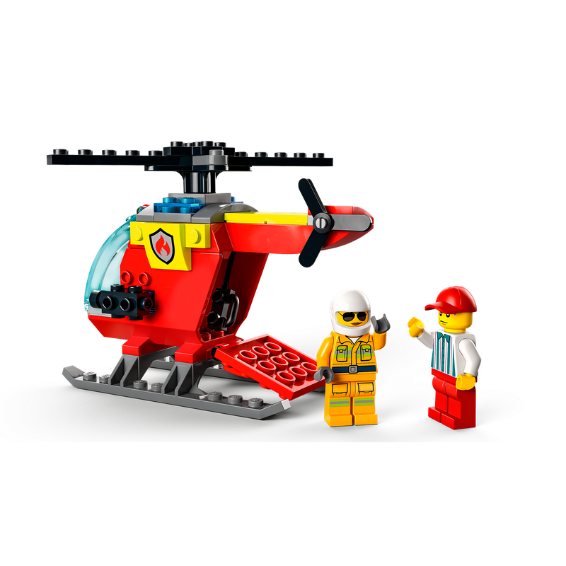 Lego City Fire Helicopter Construction Set (60318)