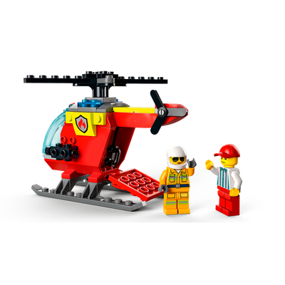 Lego City Fire Helicopter Construction Set (60318)