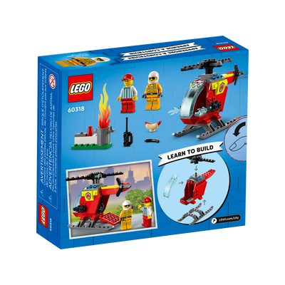 Lego City Fire Helicopter Construction Set (60318)