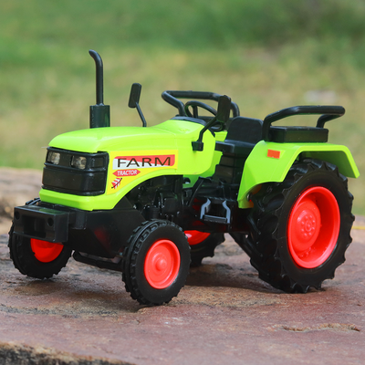 Farm Tractor Pull back Toy (Green Colour)