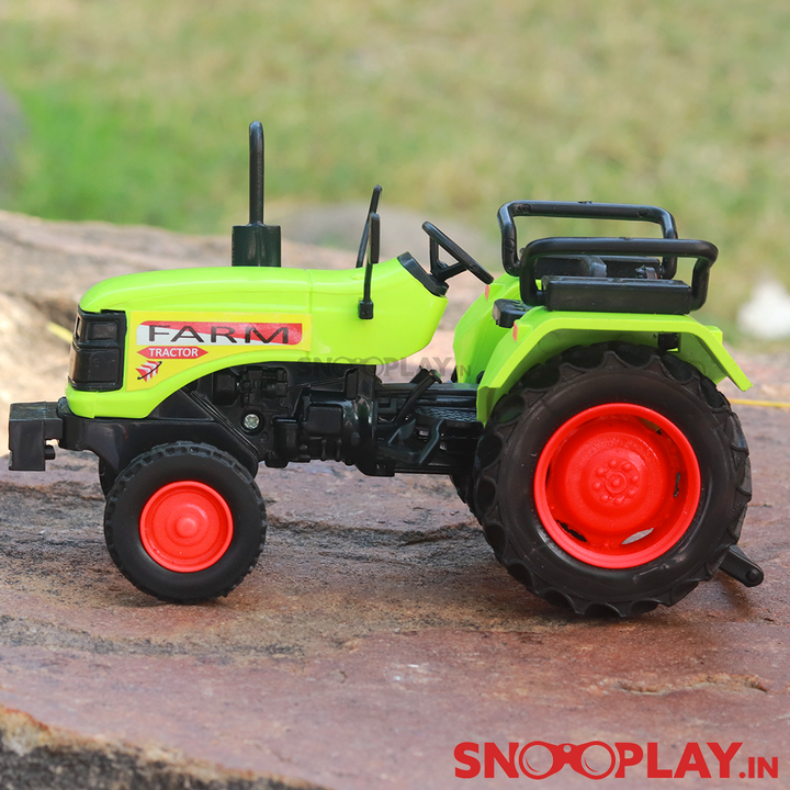 Farm Tractor Pull back Toy (Green Colour)