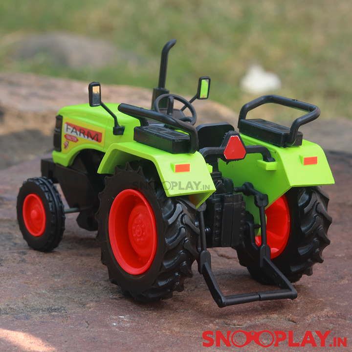 Farm Tractor Pull back Toy (Green Colour)