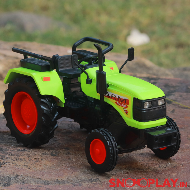 Farm Tractor Pull back Toy (Green Colour)