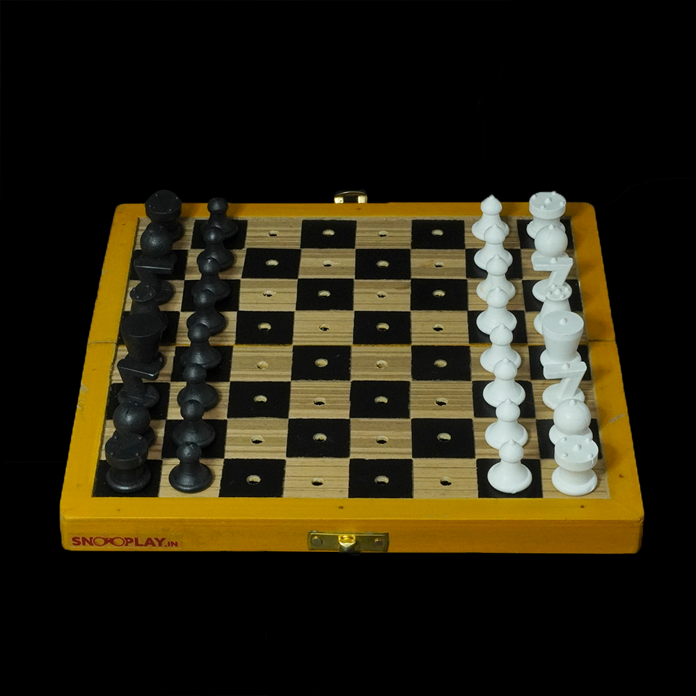 This wooden board game is a perfect gift for your friends who are visually impaired, 