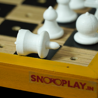 Buy this wooden chess board game from snooplay.in at best price.
