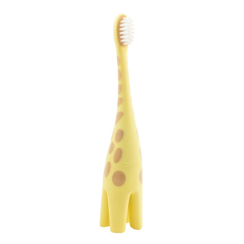 Oral Care Tooth Brush Infant-To-Toddler Toothbrush Giraffe (Yellow)