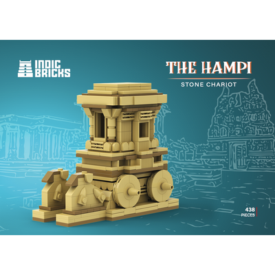The Hampi Chariot Building Set (438 Pieces) - COD Not Available