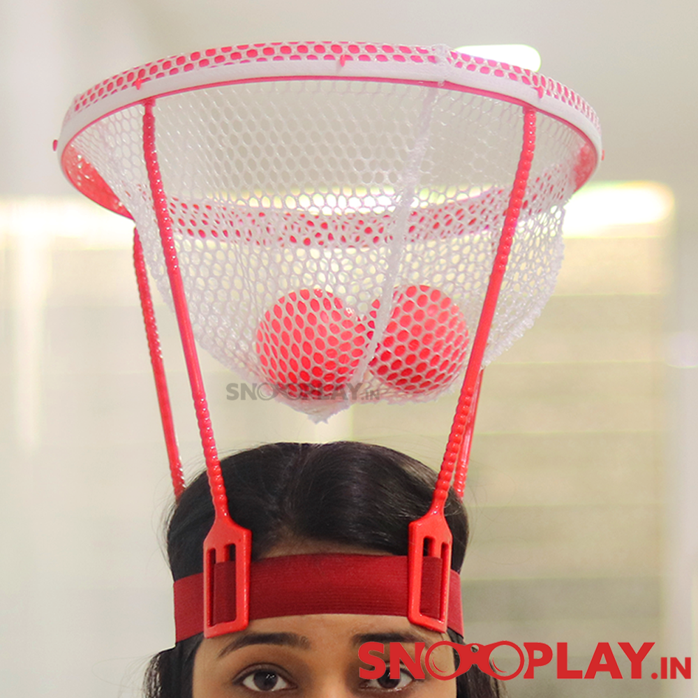 Head Basket Ball Action and Party Game (With 10 Balls)