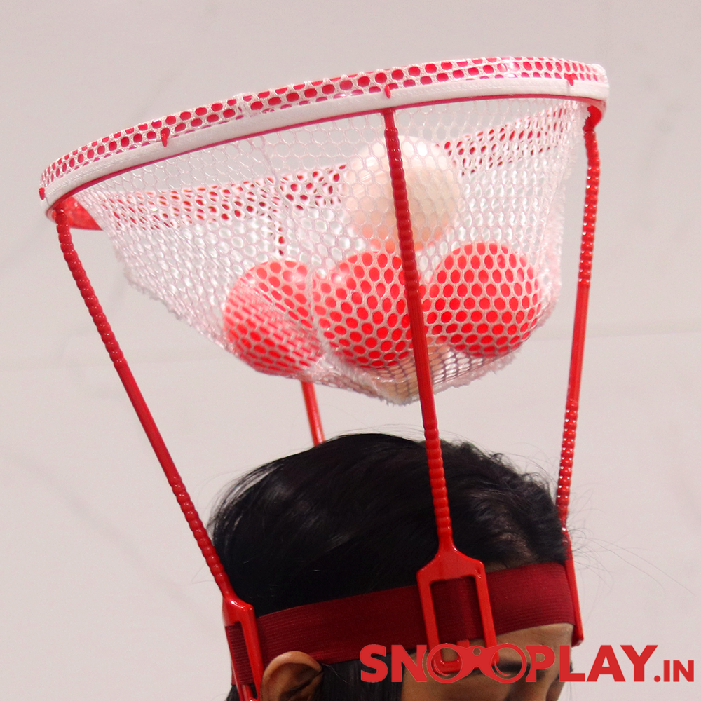 Head Basket Ball Action and Party Game (With 10 Balls)