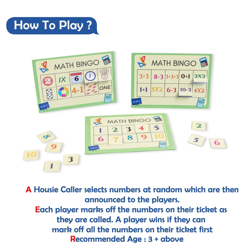 Maths Bingo - Memory Game