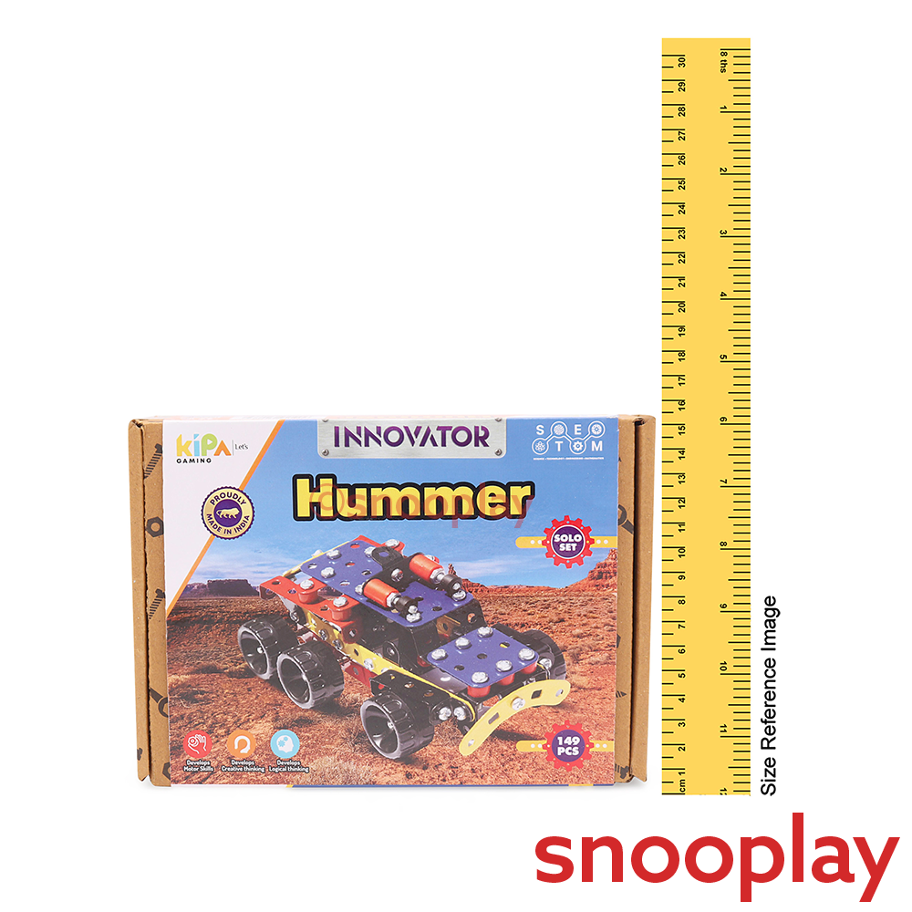 DIY Hummer Building Set (STEM Game) - Build Your Own Hummer Model - 149 Pieces