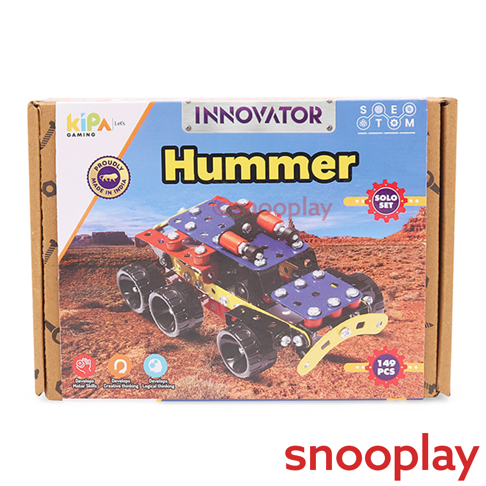 DIY Hummer Building Set (STEM Game) - Build Your Own Hummer Model - 149 Pieces