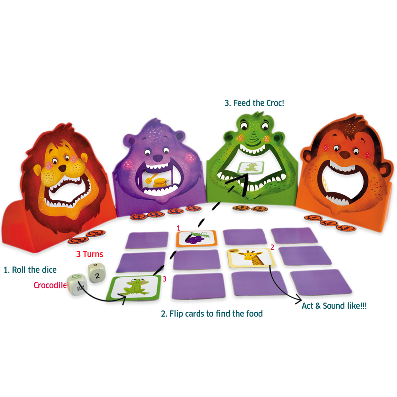 Hungrrry Four Memory and Movement Game