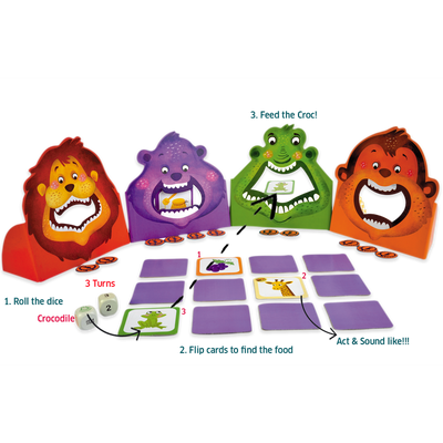 Hungrrry Four Memory and Movement Game