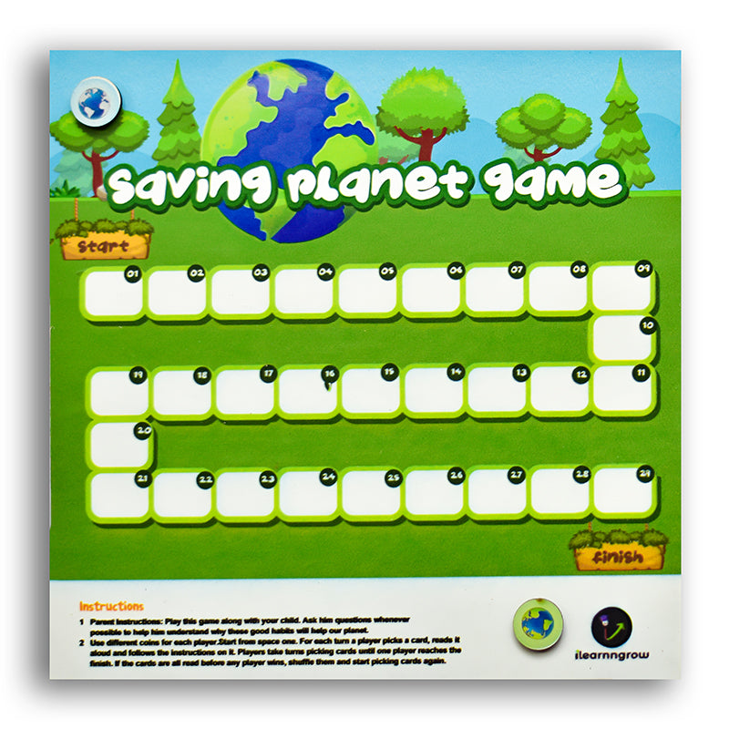 Saving The Planet Educational Board Game