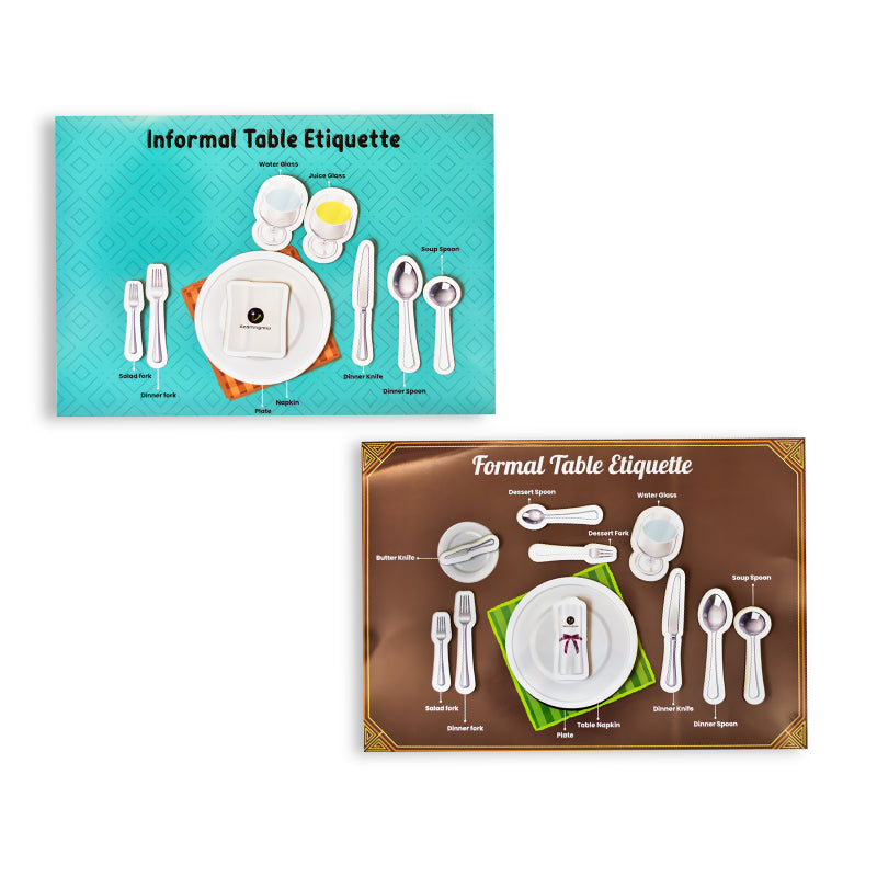 Dining Etiquettes Sheets Educational Game