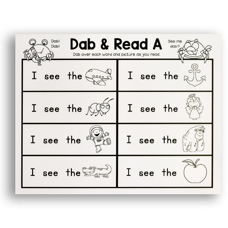 Dab Your Way to Sight Words- Educational Game