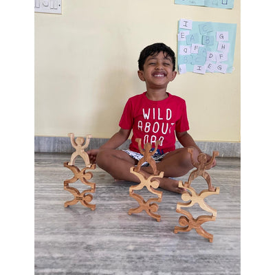 Aztec Balancing Wooden Toy