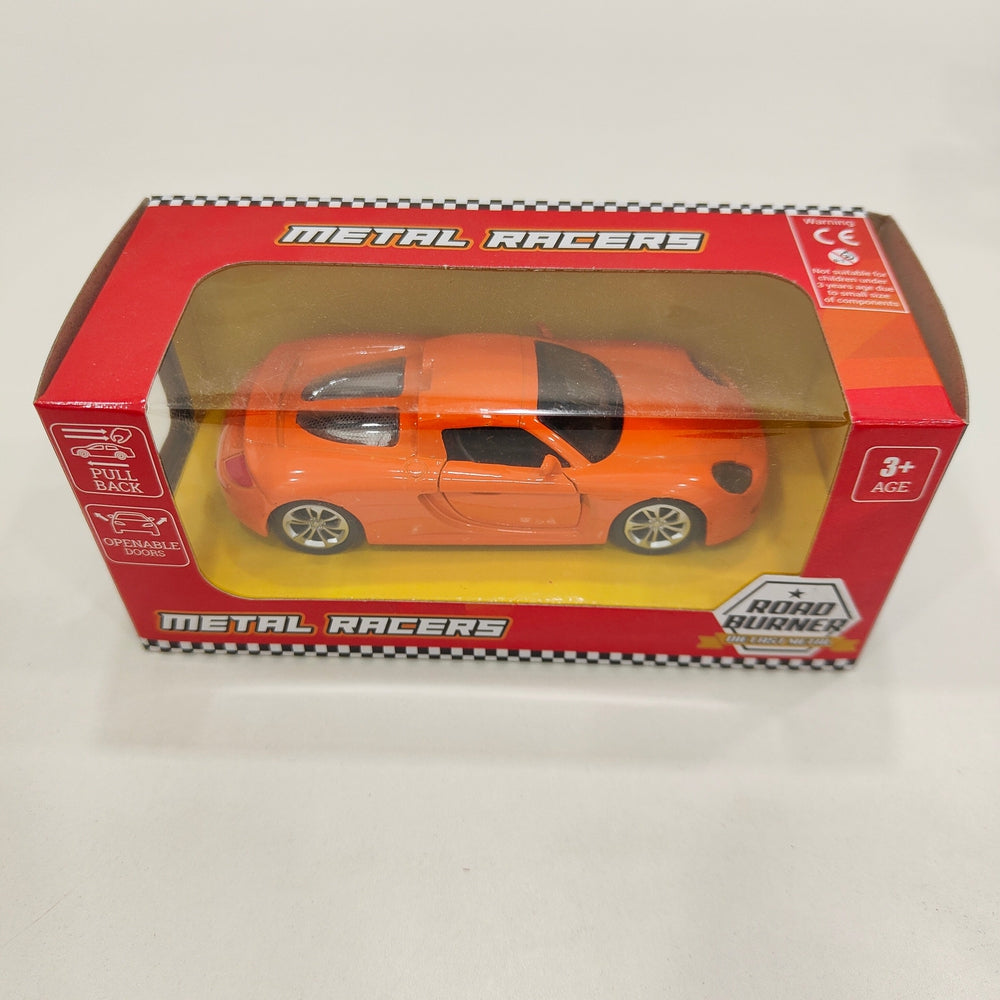 Road Burner Diecast Car (4340) resembling Porsche Carrera (Assorted Colours)