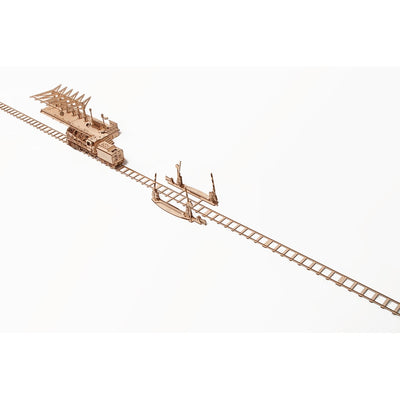 Set of Rails with Crossing Puzzle Set (200 Pieces)