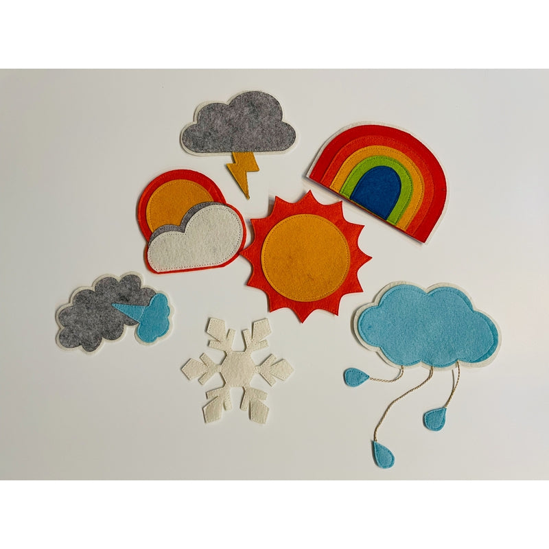 Weather Theme Learning Activity Magnetic Set